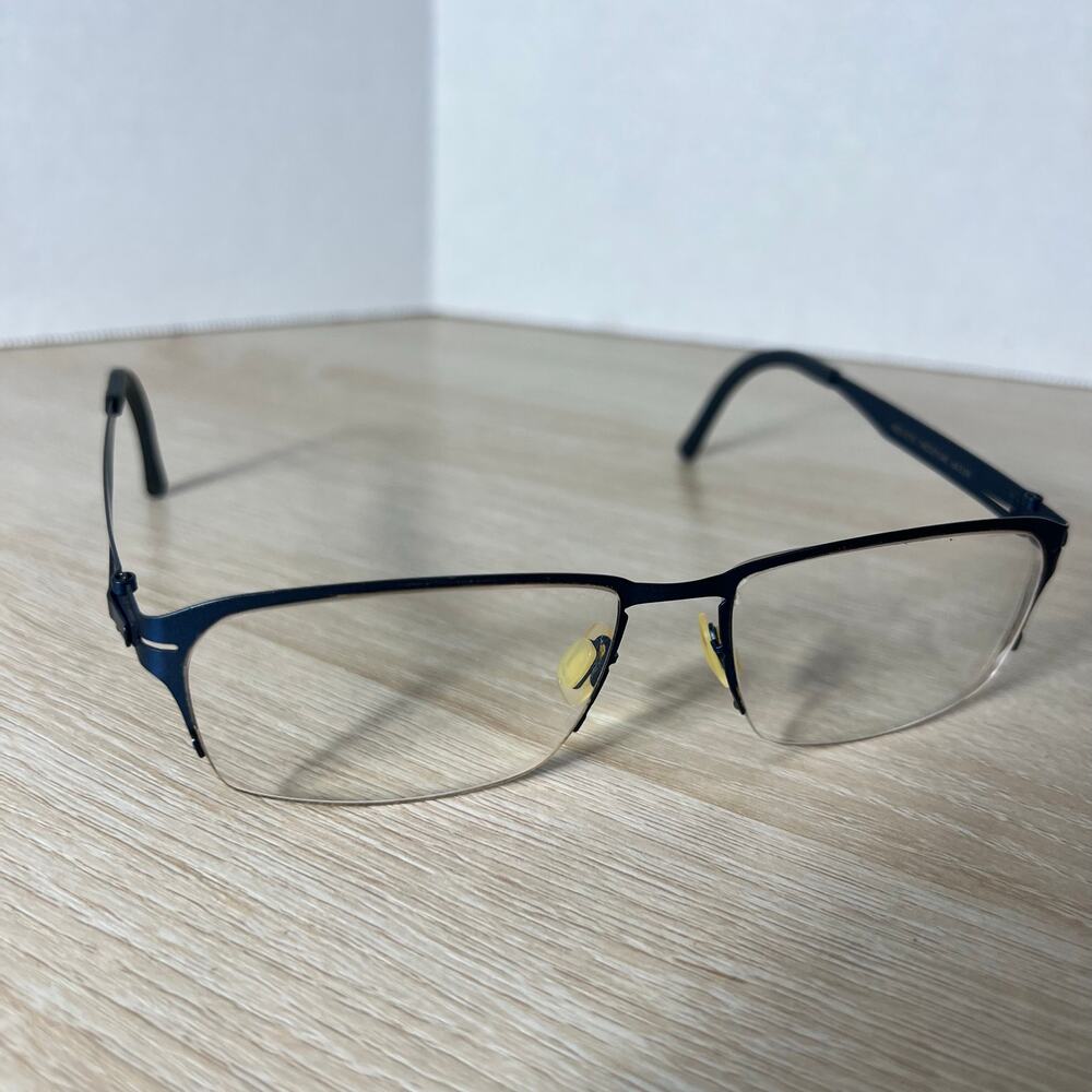 Ovvo Optics Mod.2752 Col.116 Eyeglasses Half Rim Blue Frames READ DESC 54-17-140